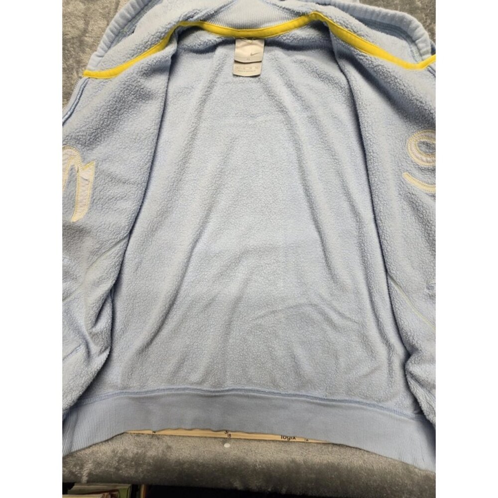 Nike Zip-Up Hoodie Womens‎ XL (16-18)  Light Blue Fleece - Picture 7 of 15